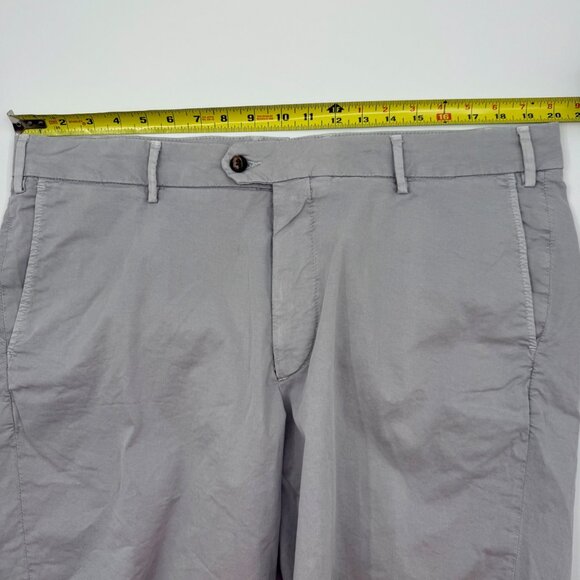 NWT Peter Millar Crown Crafted Shorts Men’s 38 Gray Flat Front Garment Dyed - Picture 8 of 10